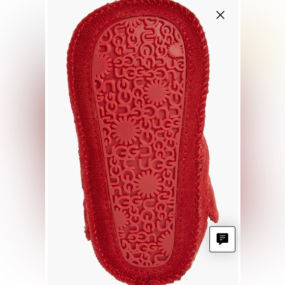 UGG Baby 02/03 Neumel Boot Samba Red Shearling Warm Winter Outdoor Wool Casual - Picture 14 of 16